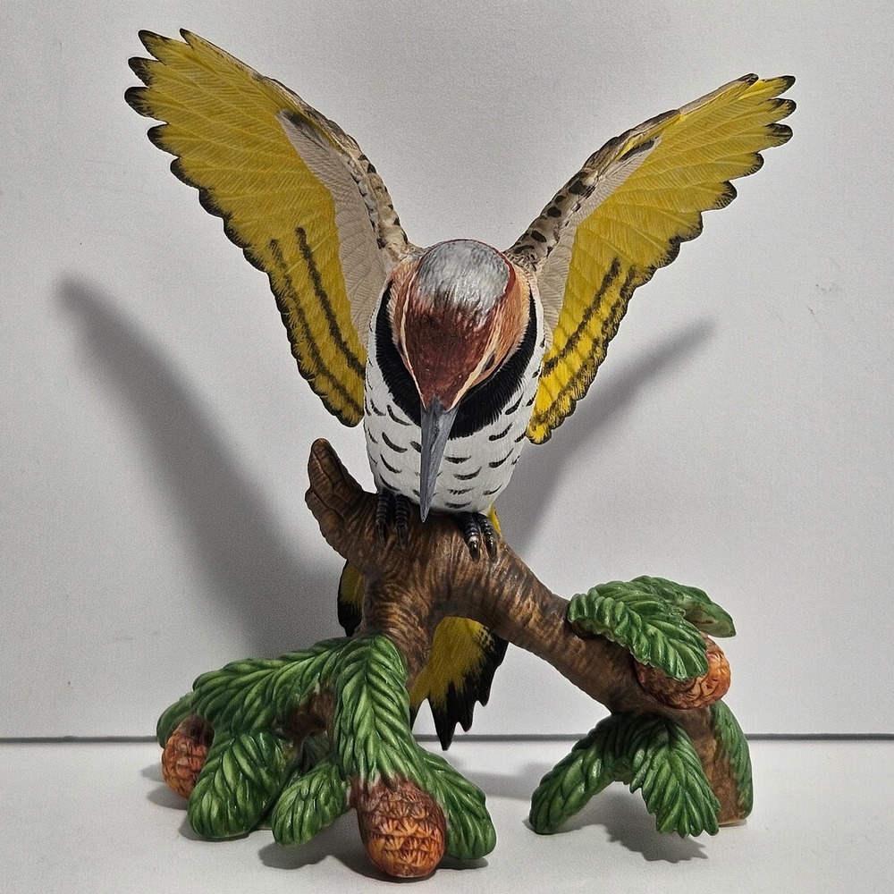 Lenox Northern Flicker Fine Porcelain Figurine Garden Bird Collection 1997 Box